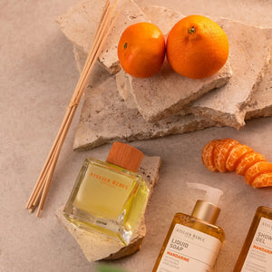 Difuzor cu bețișoare Mandarine - 120ml - Difuzoare cu bețișoare