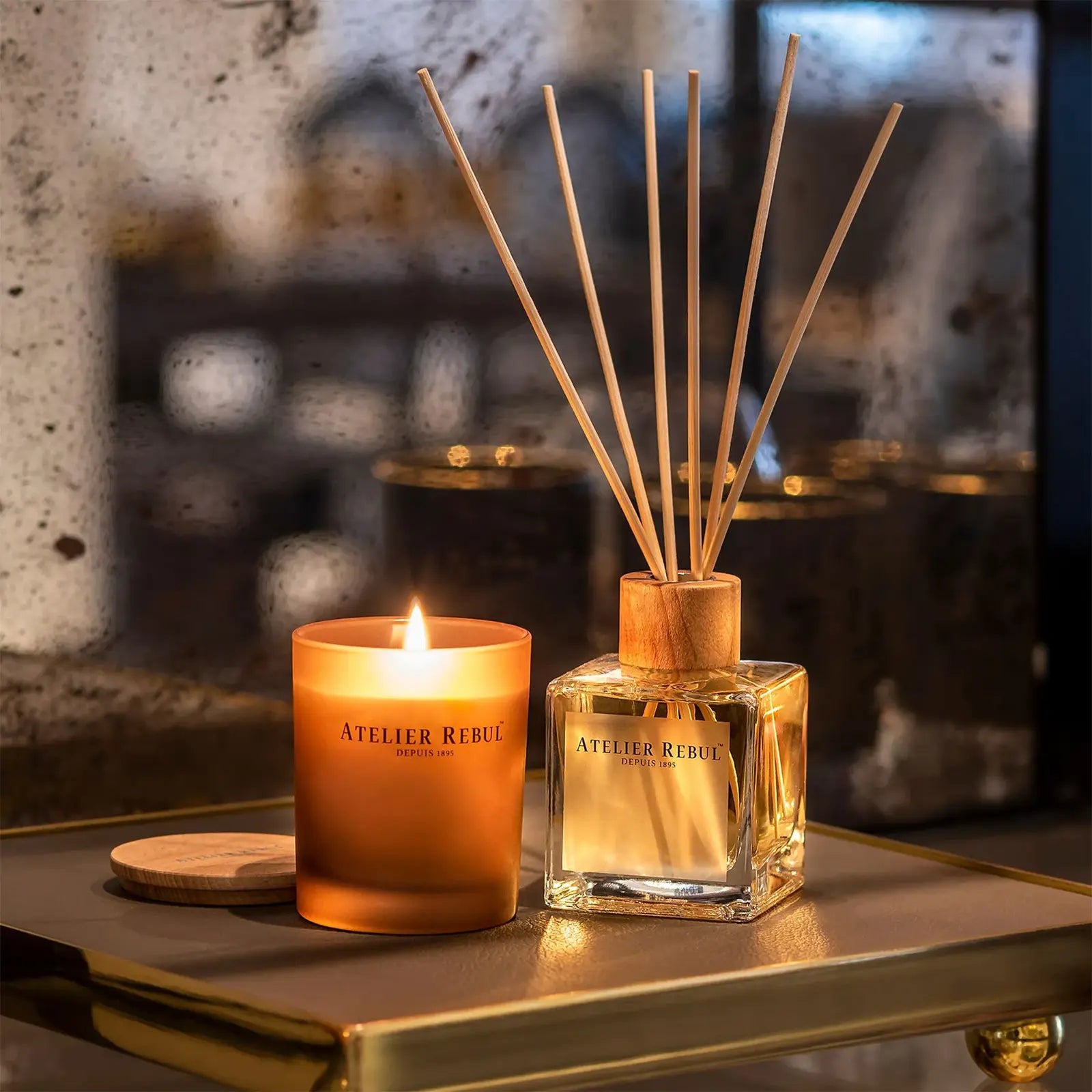 Difuzor cu bețișoare Amber - 120ml - Difuzoare cu bețișoare