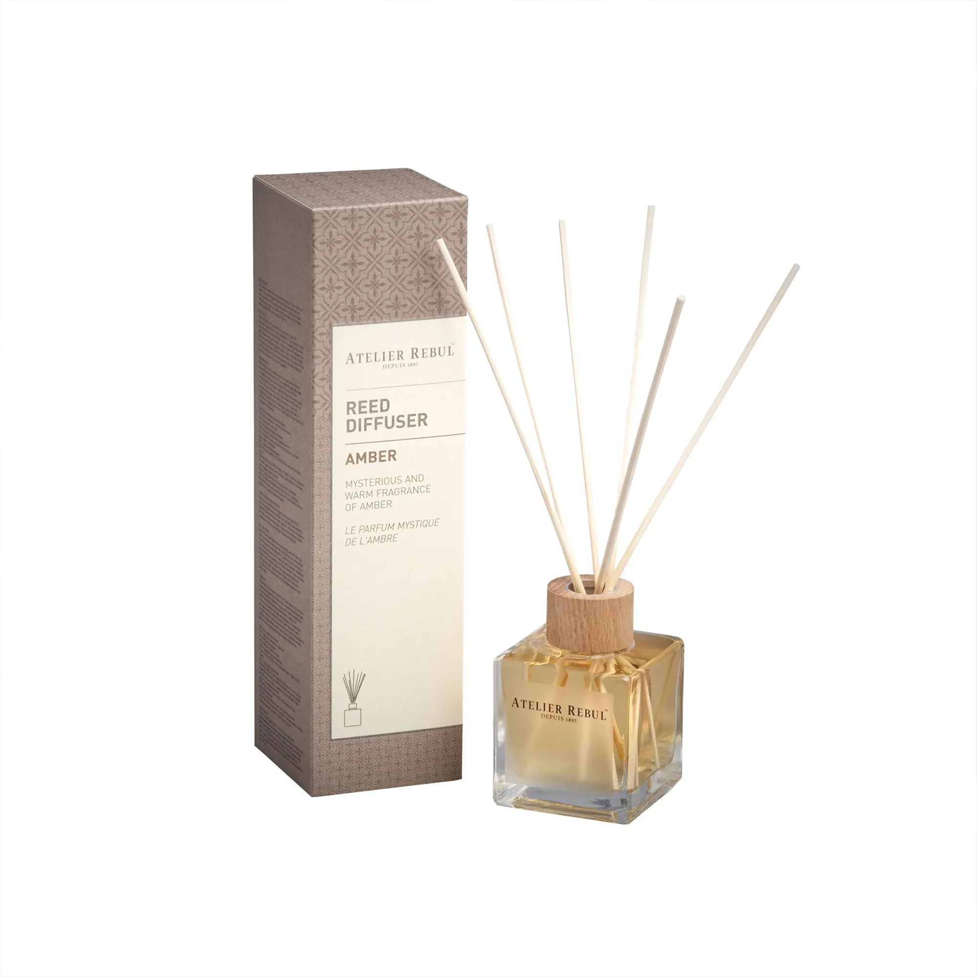 Difuzor cu bețișoare Amber - 120ml - Difuzoare cu bețișoare