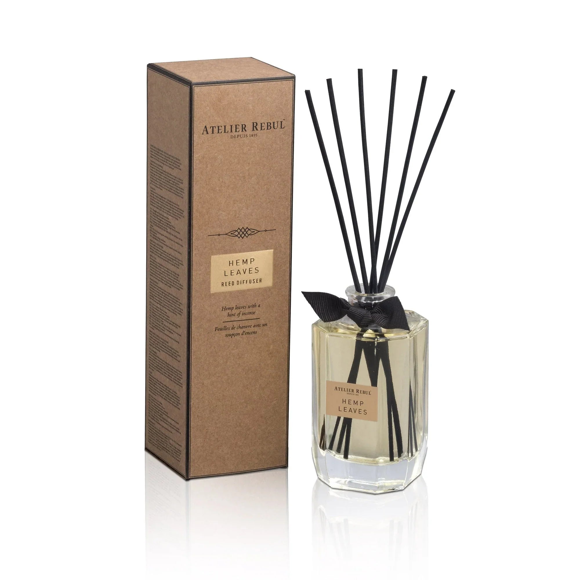 Difuzor cu bețișoare Hemp Leaves - 200ml - Difuzoare cu bețișoare