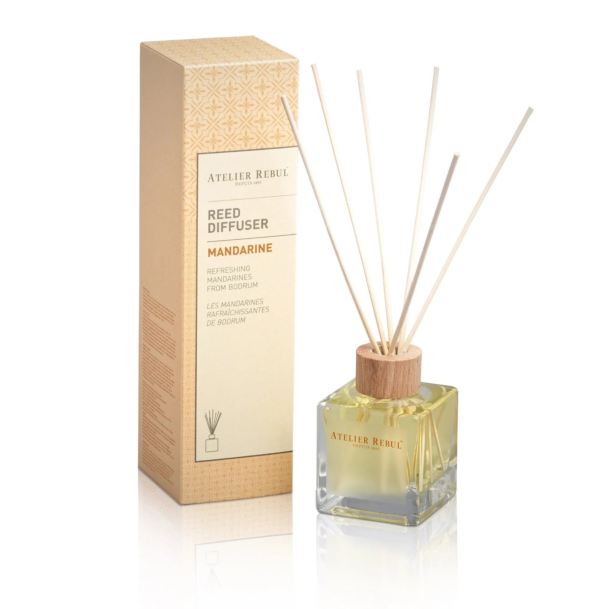 Difuzor cu bețișoare Mandarine - 120ml - Difuzoare cu bețișoare
