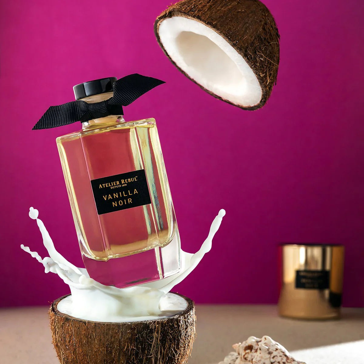 Difuzor cu bețișoare Vanilla Noir - 200ml - Difuzoare cu bețișoare