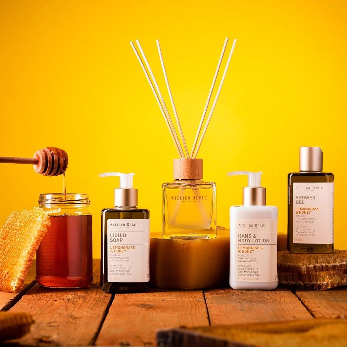 Loțiune de mâini și corp Lemongrass & Honey - 250ml - Loțiune de mâini și corp