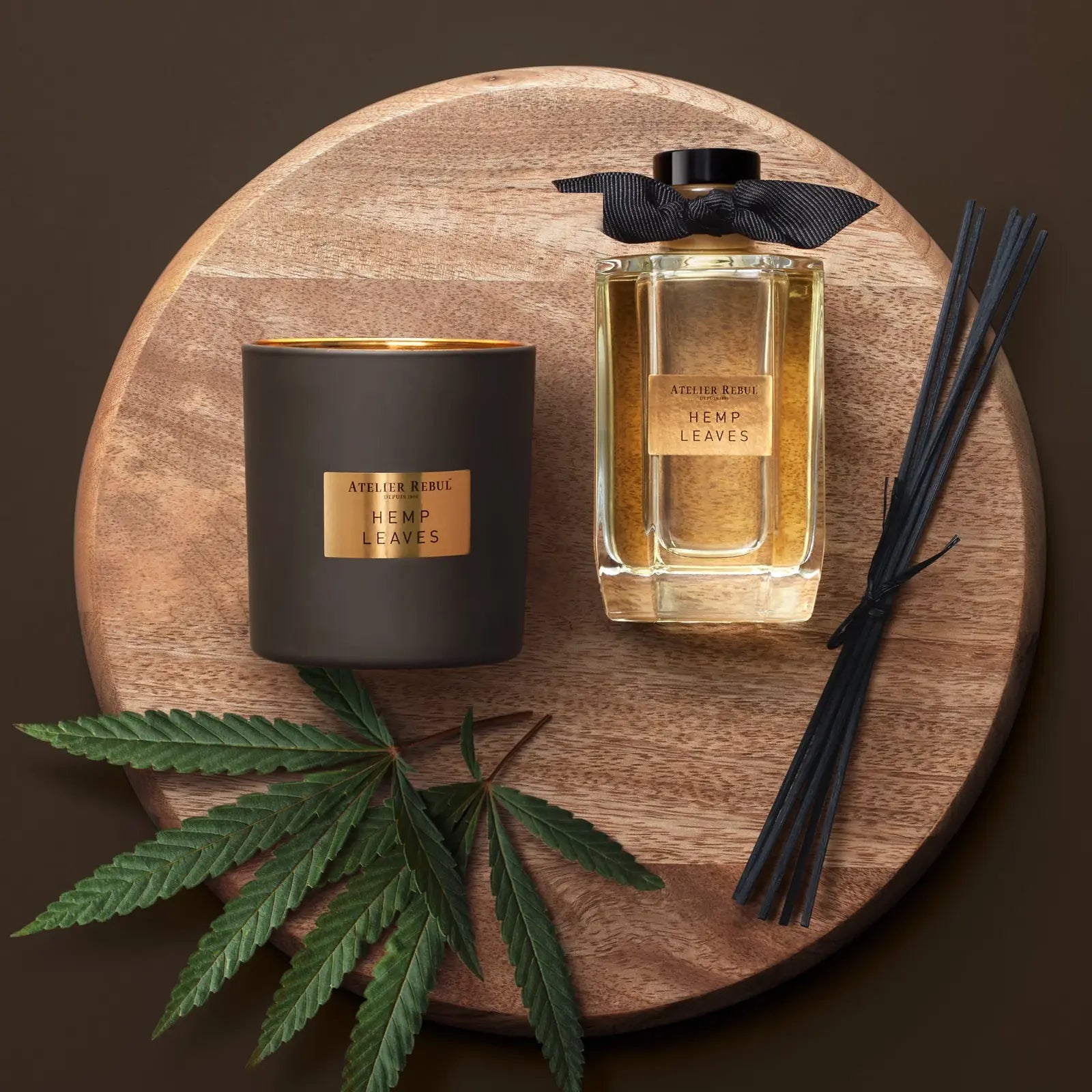 Lumânare parfumată Hemp Leaves - 210g - Lumânări parfumate