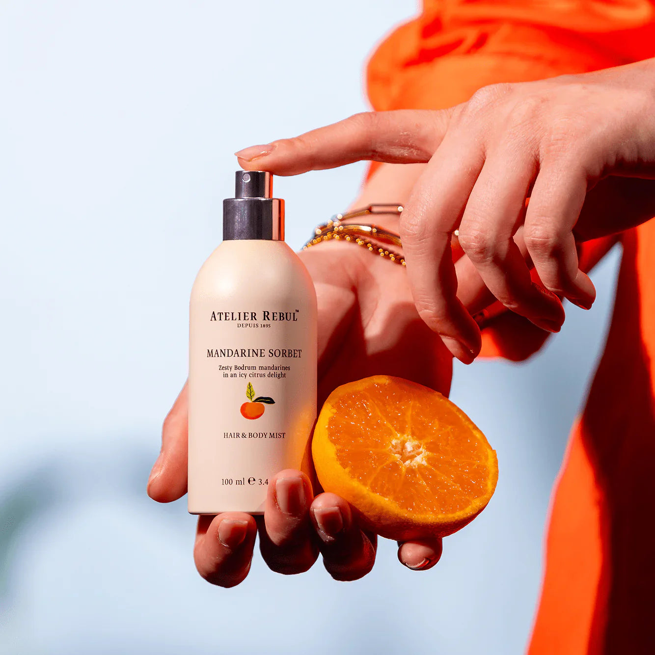 Spray pentru păr și corp Mandarine Sorbet - 100ml - Spray de păr și corp