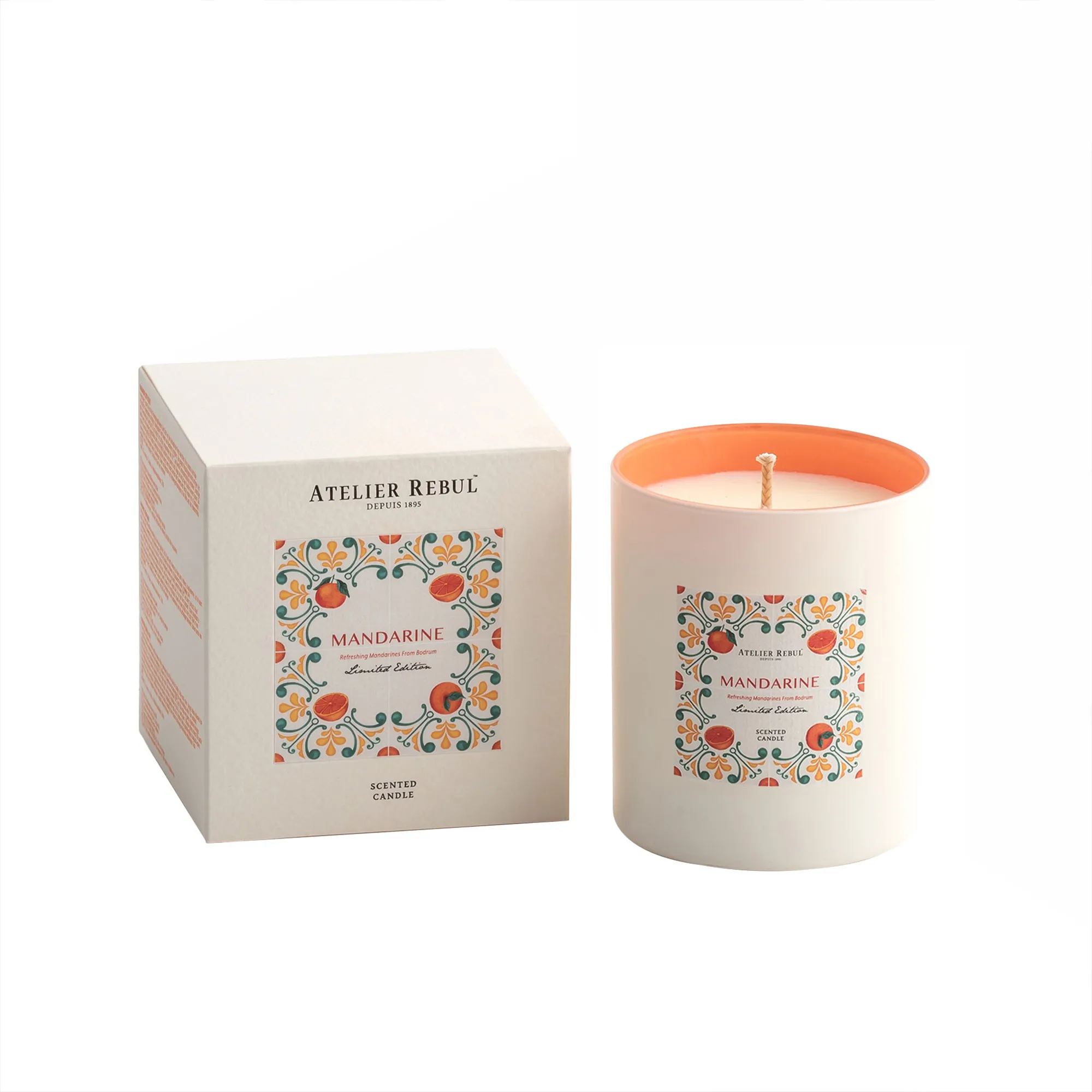 Lumânare parfumată cu mandarine 210g, ediție limitată